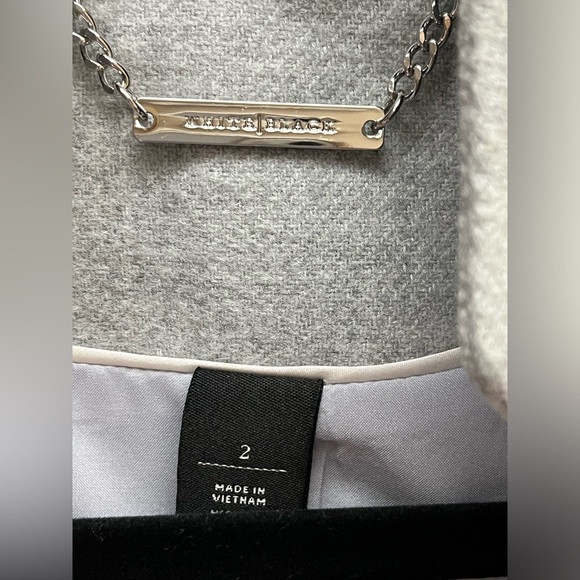 🔆WHBM Warm & Cozy Long Button Down Single Breasted Vest size 2 - Picture 5 of 9